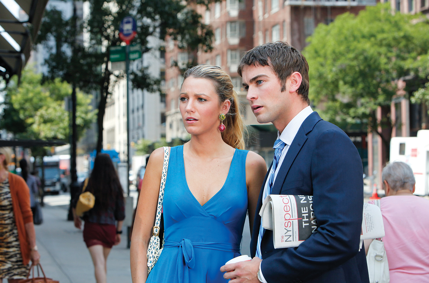 Blake Lively i Chace Crawford w serialu