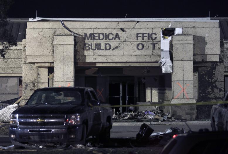 USA tornado Oklahoma 2013 zniszczony szpital