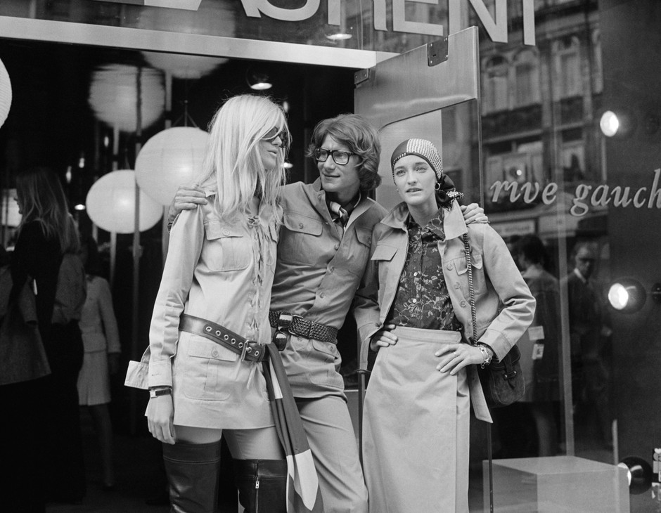Yves Saint Laurent i butik Rive Gauche
