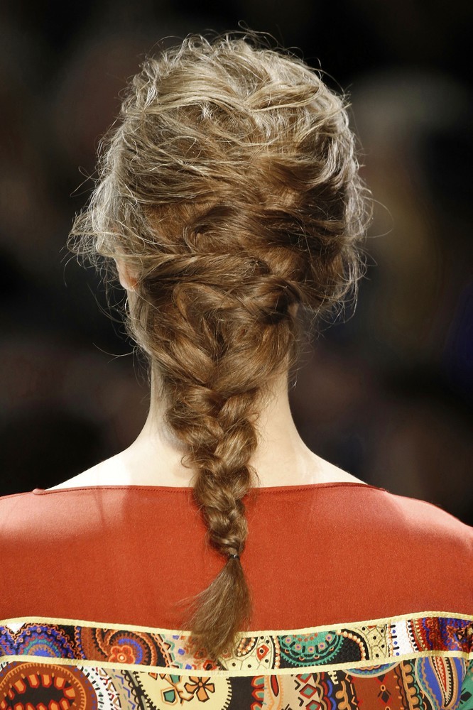Fryzura w stylu boho