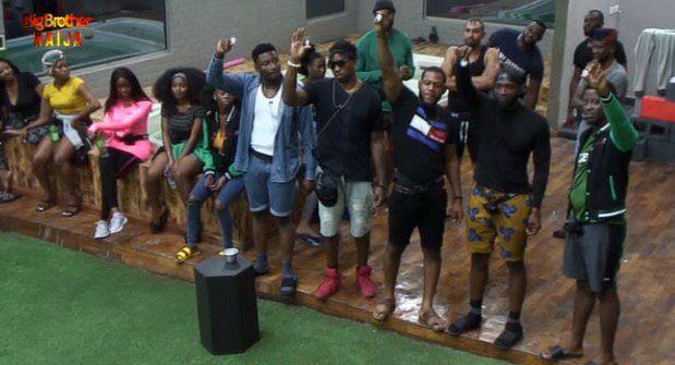 15 housemates have won at least one Bet9ja coin in the ongoing BBNaija Pepper Dem. [Twitter/BigBroNaija]