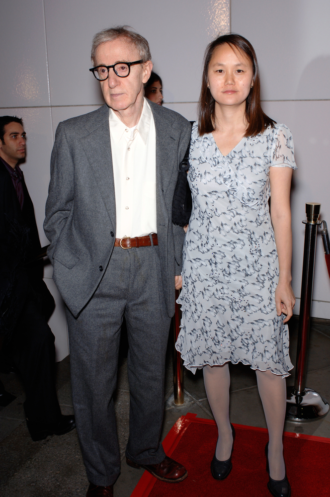 Woody Allen z żoną