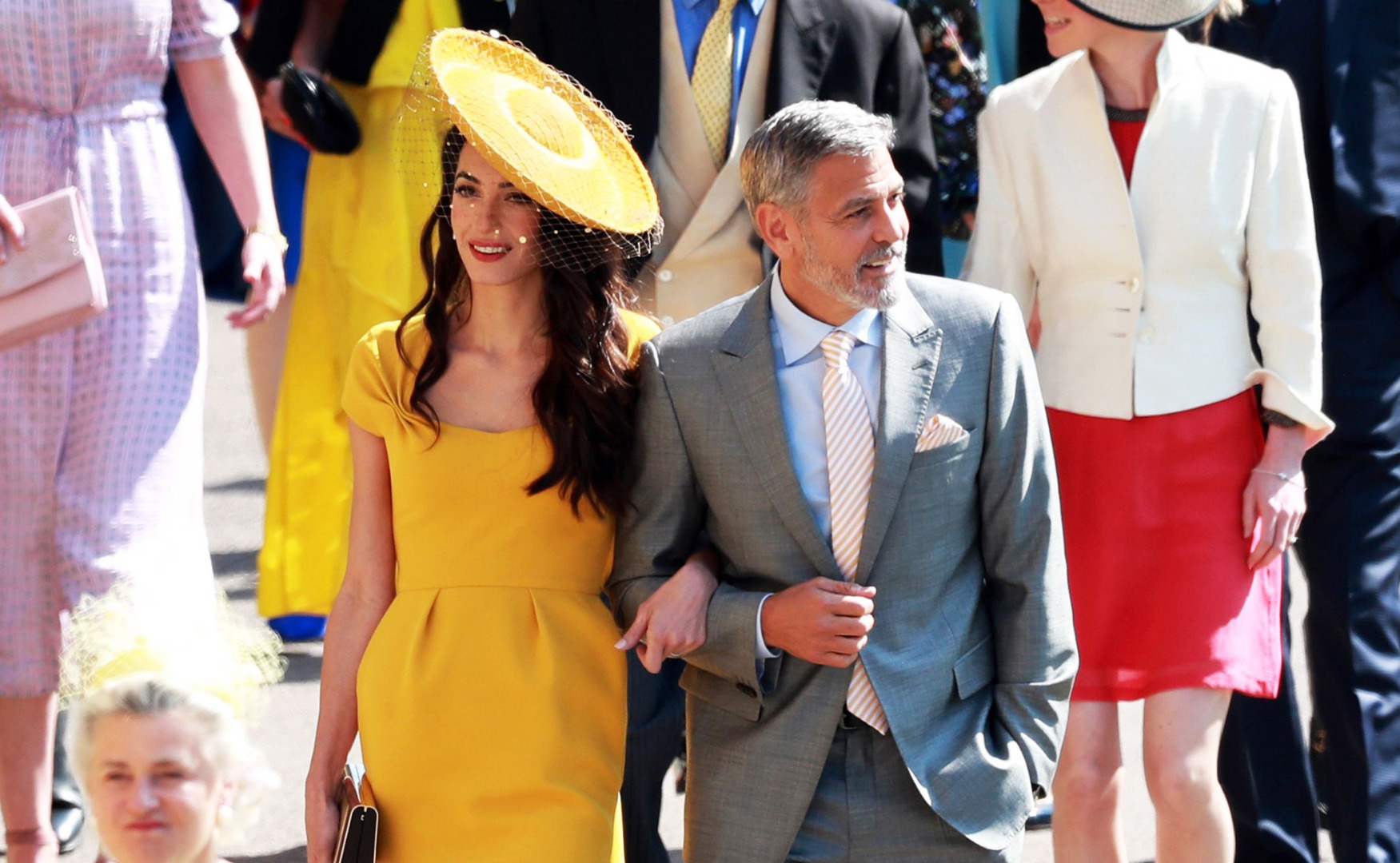 George Clooney z żoną
