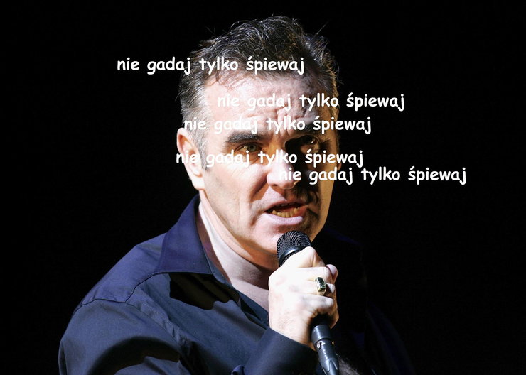 Memy z Morrisseyem po przerwanym koncercie
