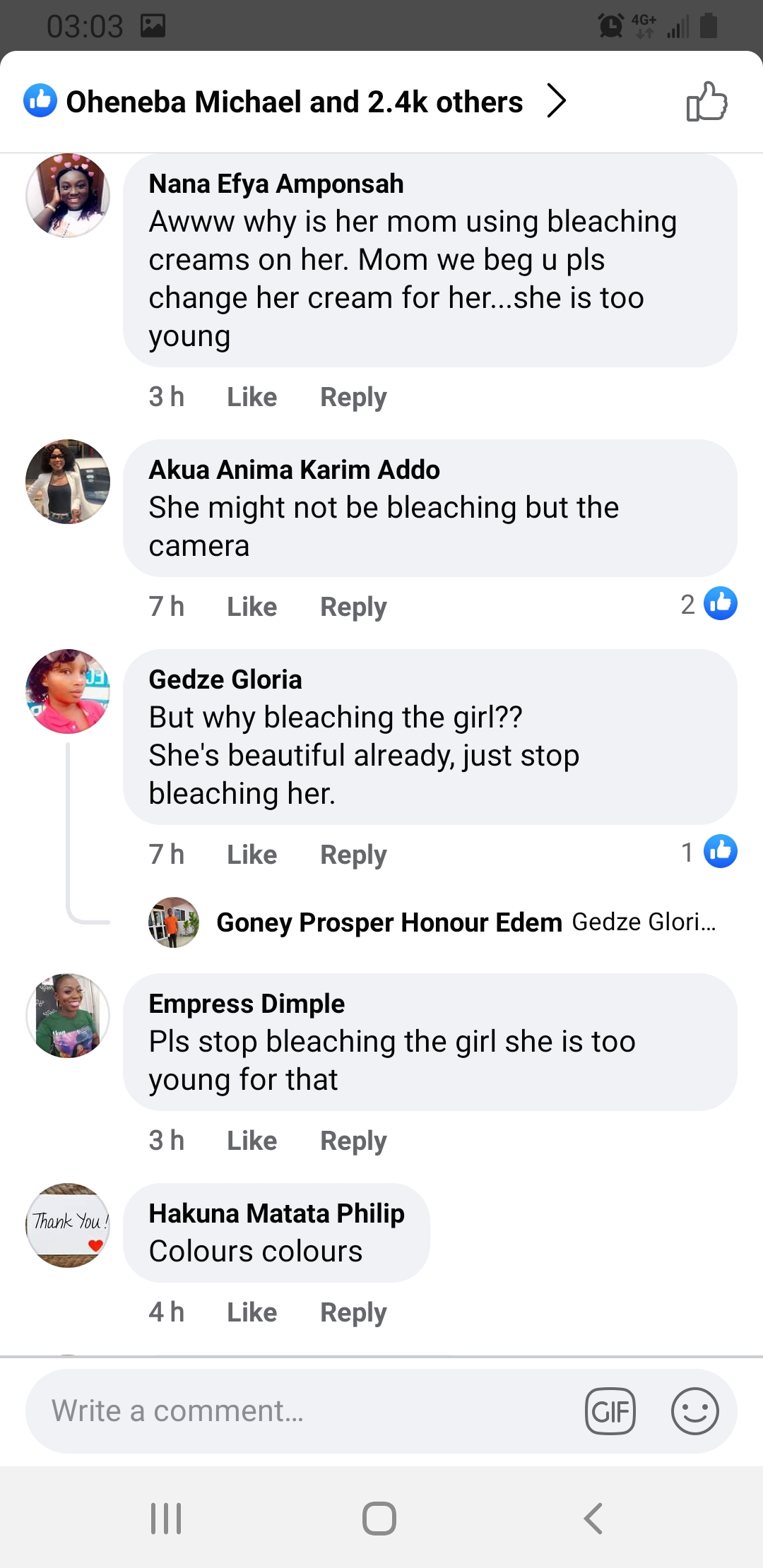 Nakeeyat's mother under attack for allegedly bleaching daughter's skin (SCREENSHOTS)