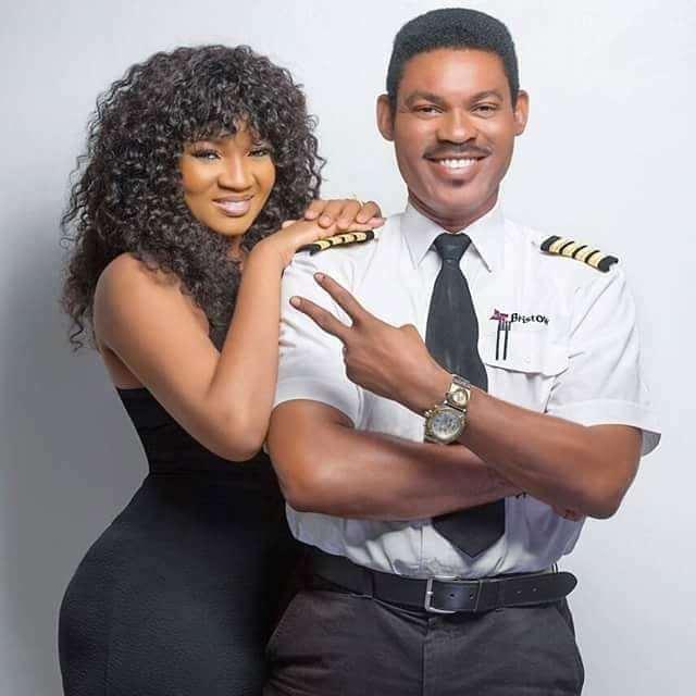 Omotola and her husband, Caot Matthew Ekeinde [Credit: Instagram/Omotola Jalade-Ekeinde]