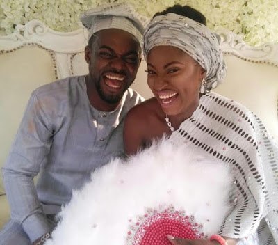 Photo from Abounce's traditional wedding to Yvonne Jegede