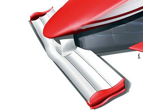 Codename Heartbreaker: Eine begehbare Skulptur von beeindruckenden Ausma§en: 100m LŠnge, 25m Hšhe und 40 m Breite. Die futuristische Symbiose Šhnlich Formel 1 und Superbike beherbergt in einem Raumvolumen von 20.000 qm eine Special Exhibition und bietet im