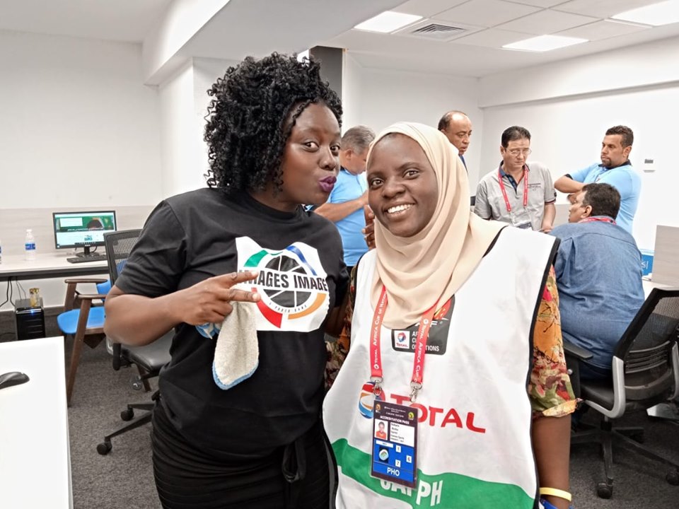 Senyuiedzorm Adadevoh and Ugandan photojournalist Aisha Twin Nakato