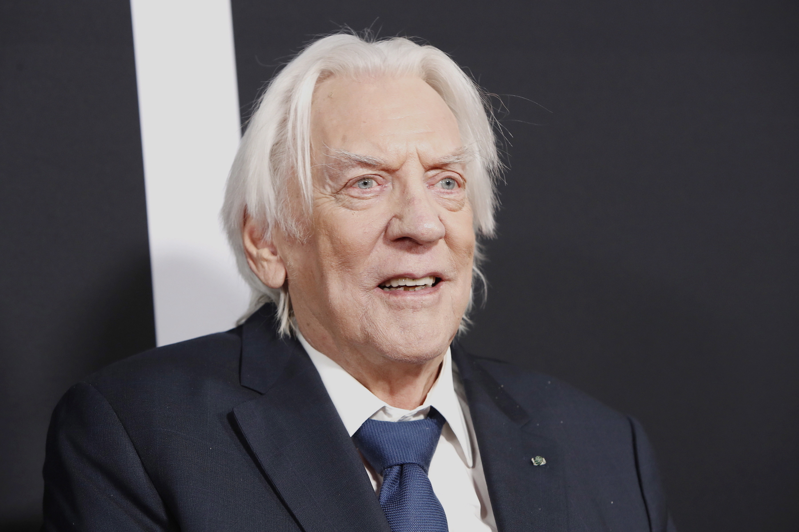 Donald Sutherland na premierze filmu