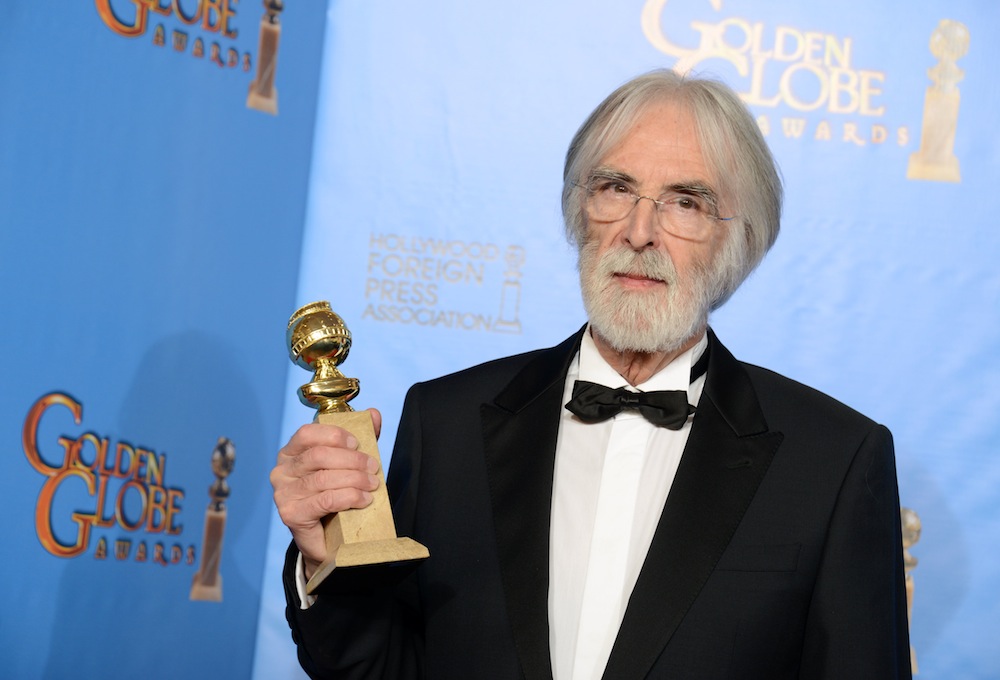 Michael Haneke do Złotej Palmę z Cannes i tytułu najlepszego filmu europejskiego może jeszcze dopisać Złoty Glob