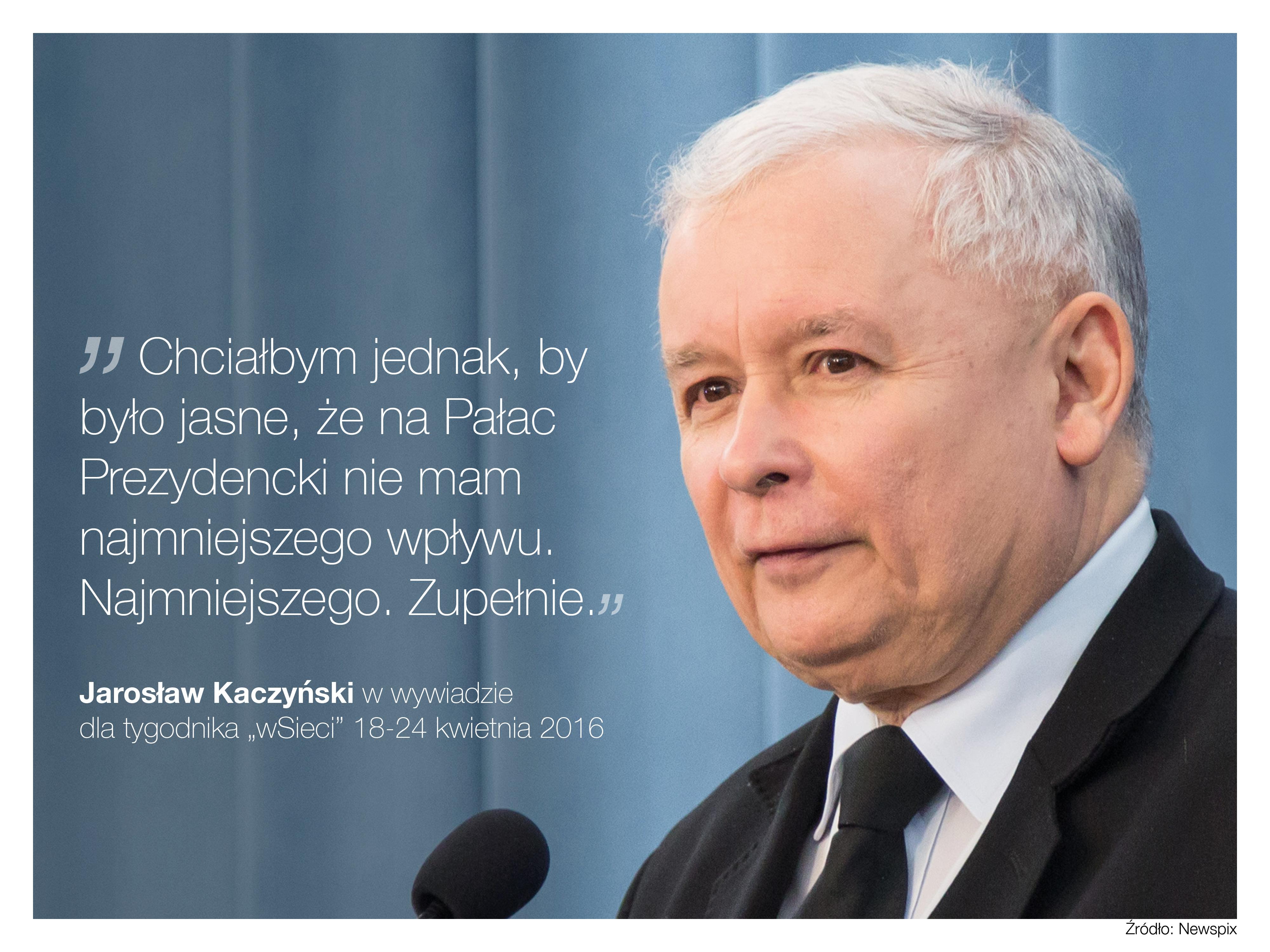 Jarosław Kaczyński w wywiadzie dla wSieci 