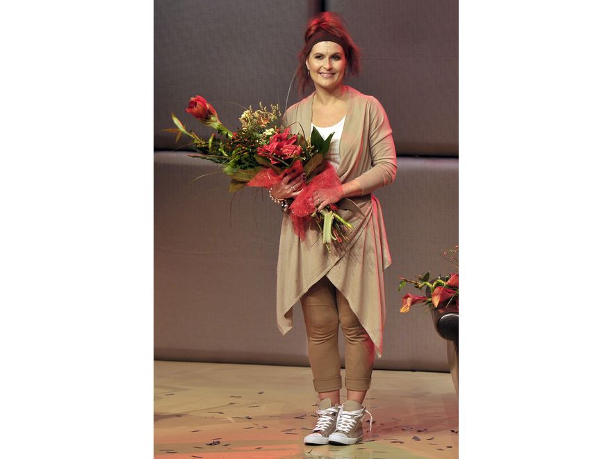 Skrzynecka w trampkach na teatralnej premierze? Tak!