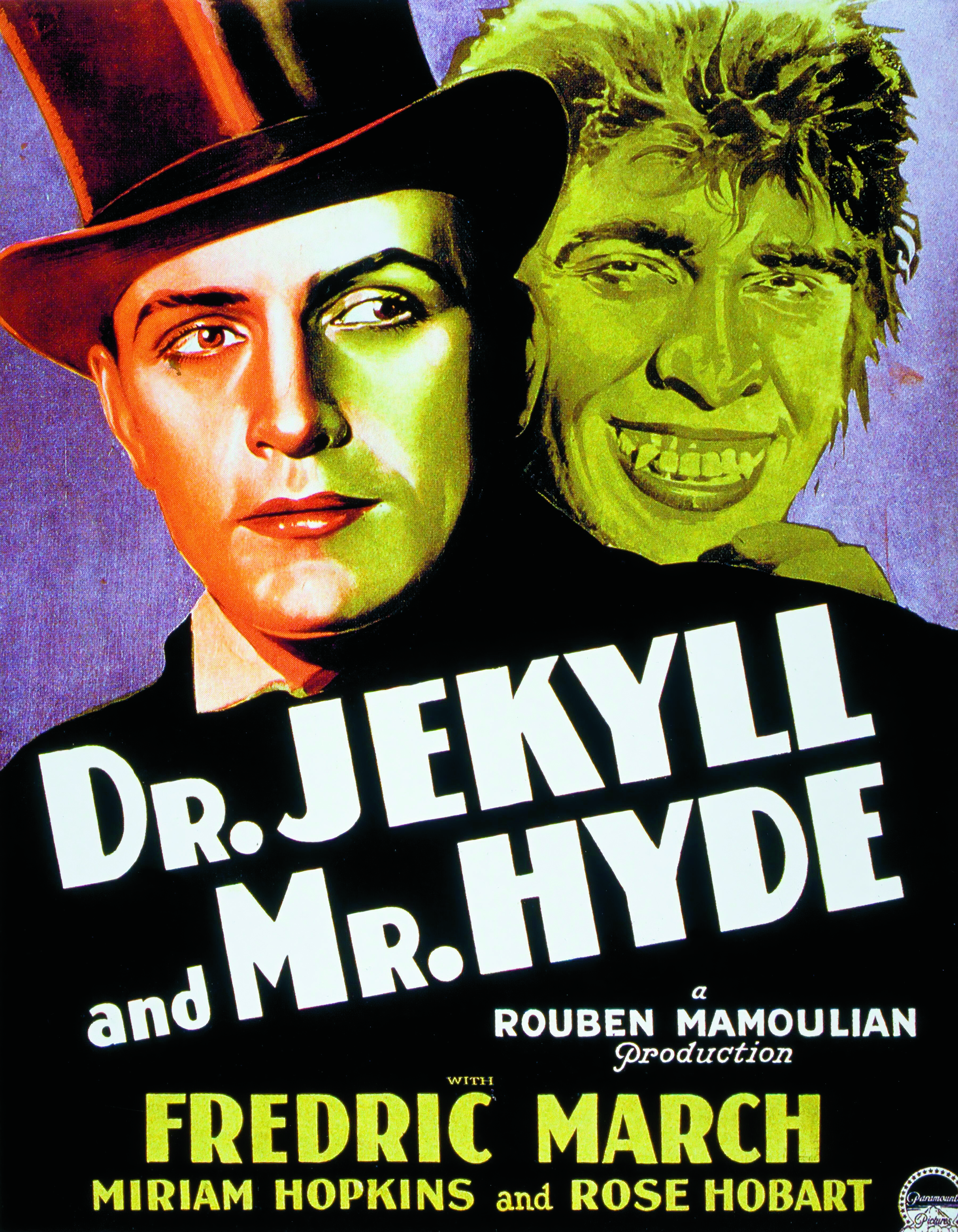 Plakat reklamujący film „Dr. Jekyll and Mr. Hyde” z 1931 r.