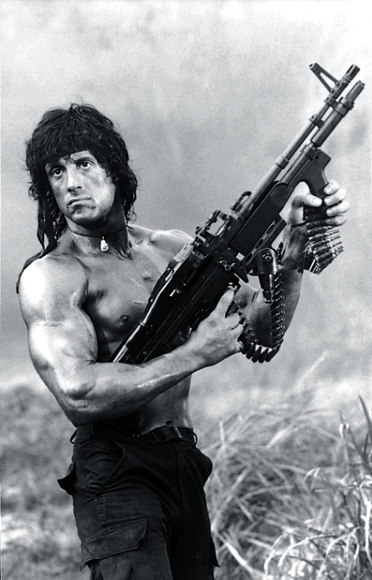 Kadr z filmu „Rambo II” (1985), reż. George Pan Cosmatos