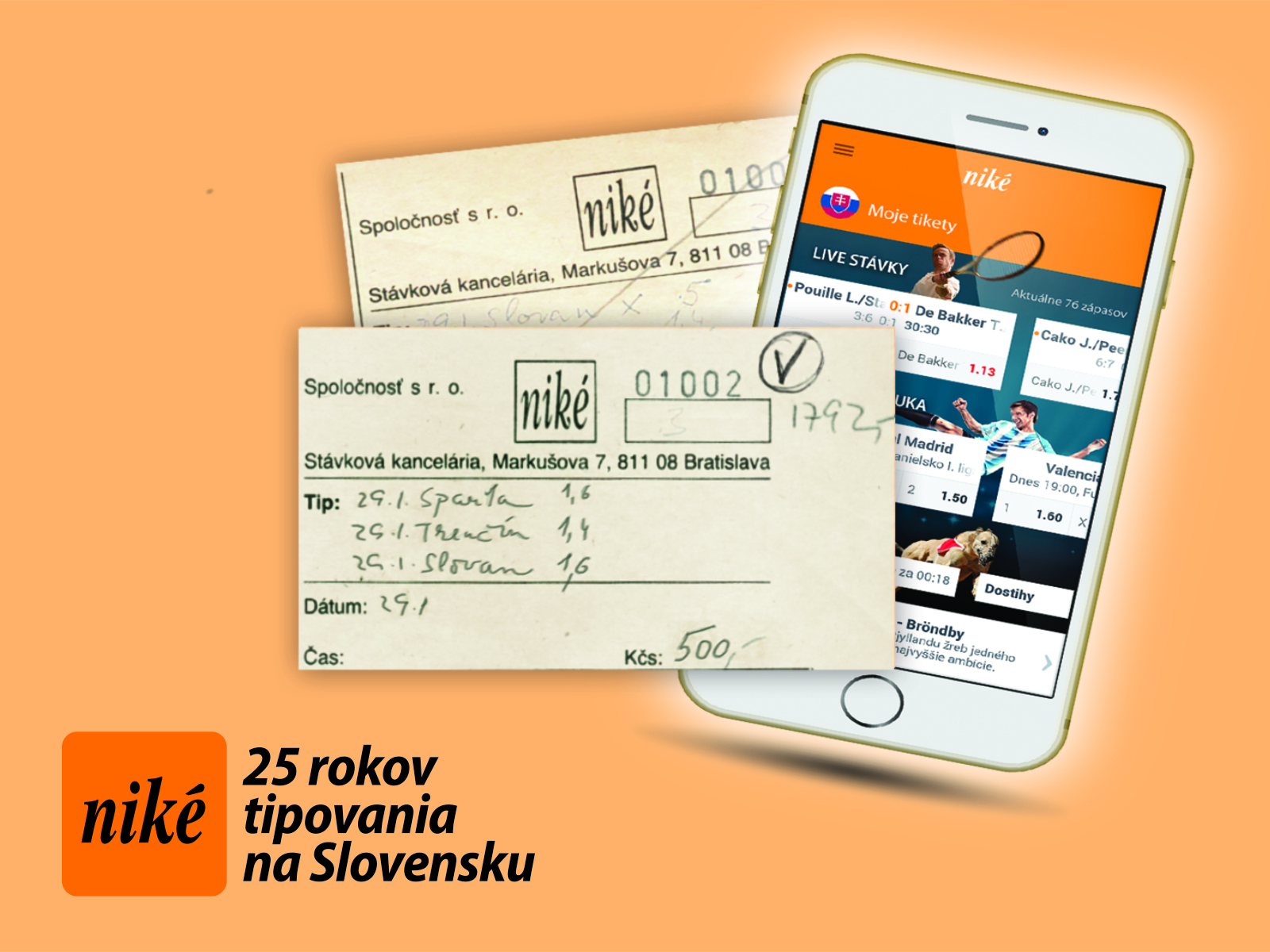 Takto vyzeral prvý výherný tiket na Slovensku