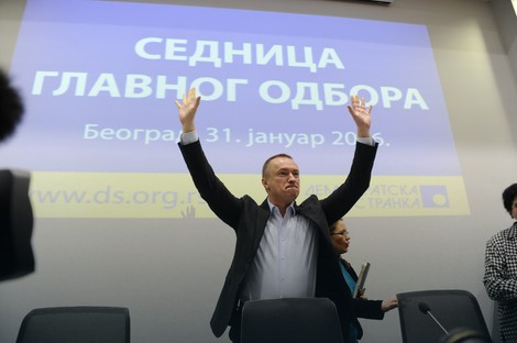 Bojan Pajtić na sednici Glavnog odbora DS