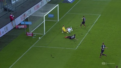 Cracovia - Pogoń (0:2): Kolejne fatalne pudło Piatka! 22-latek otrzymał dobre podanie, ale skiksował z bliskiej odległości