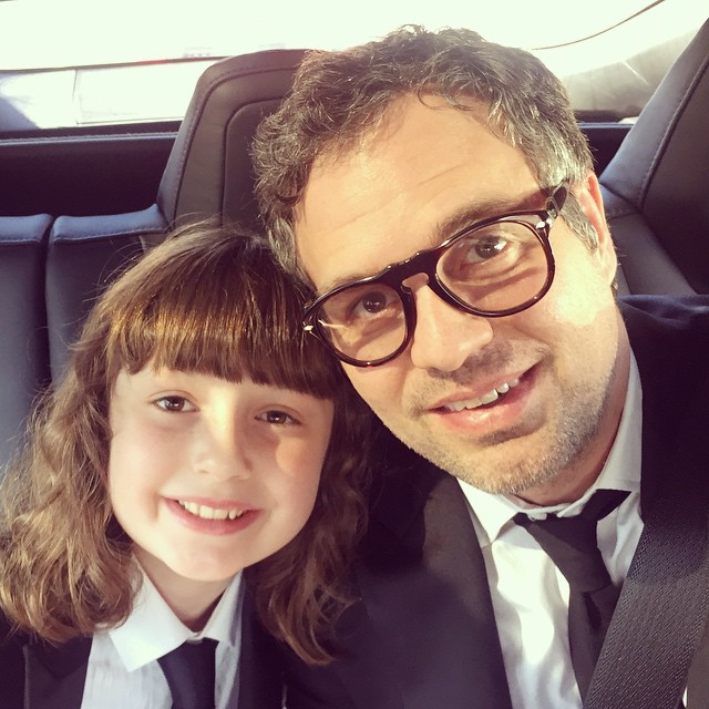 Mark Ruffalo z córką Bellą