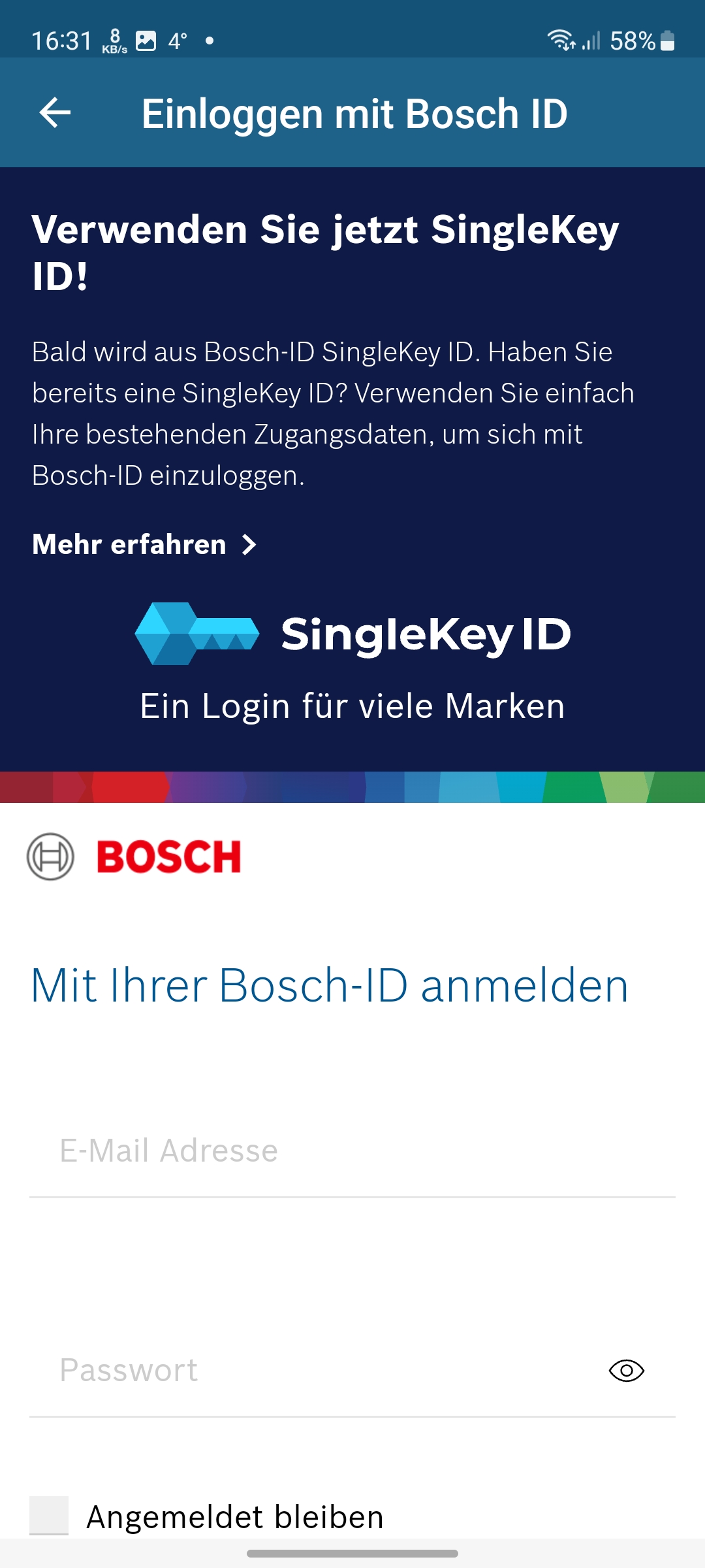 Singlekey Id Registrieren Geht Nicht