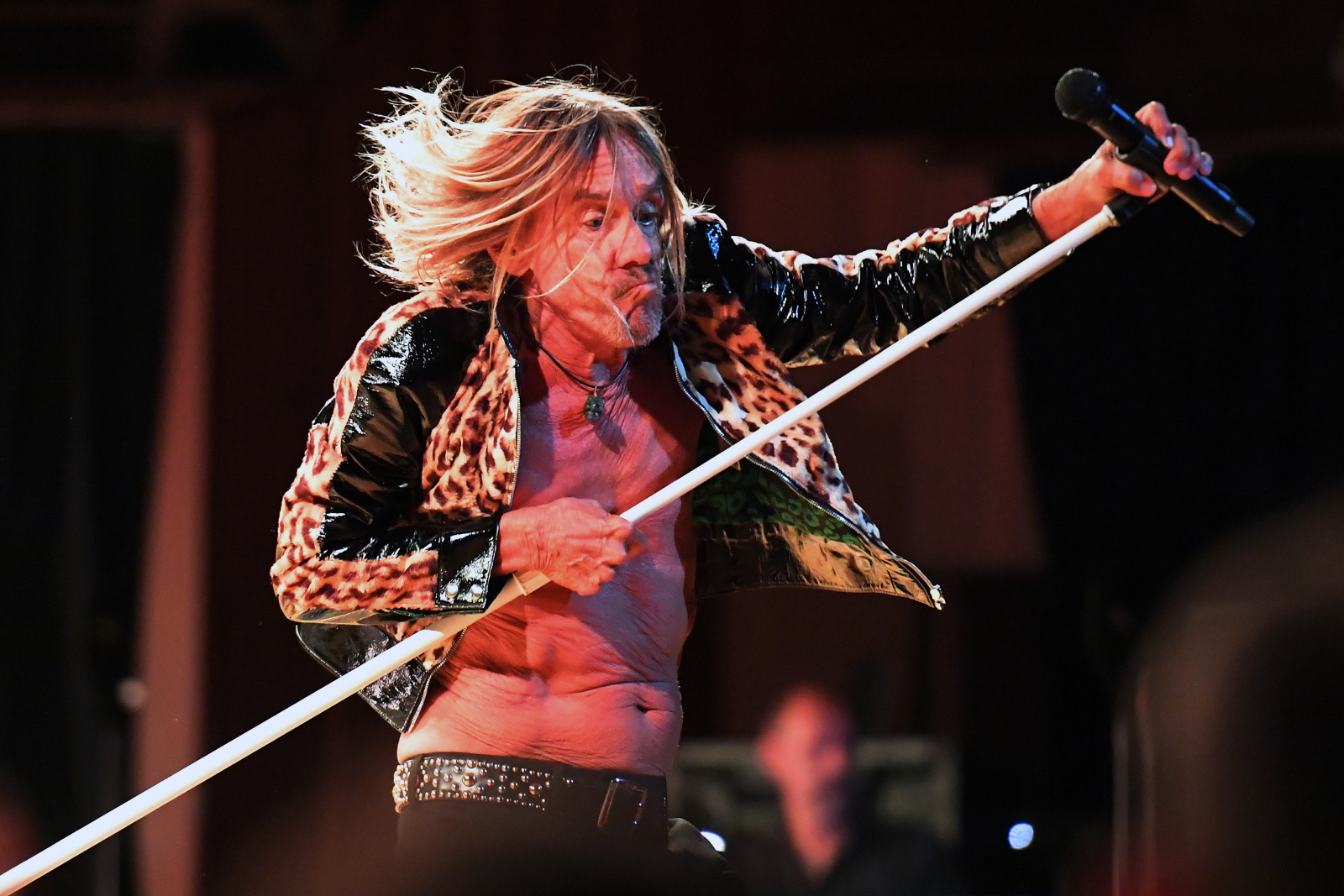 Iggy Pop podczas koncertu w Sydney, 15 kwietnia 2019 roku