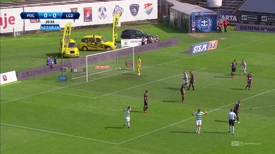 Pogoń - Lechia (0:1): Błąd bramkarza daje gościom prowadzenie! Lipski uderzył z dystansu, a Bursztyn źle odbił piłkę