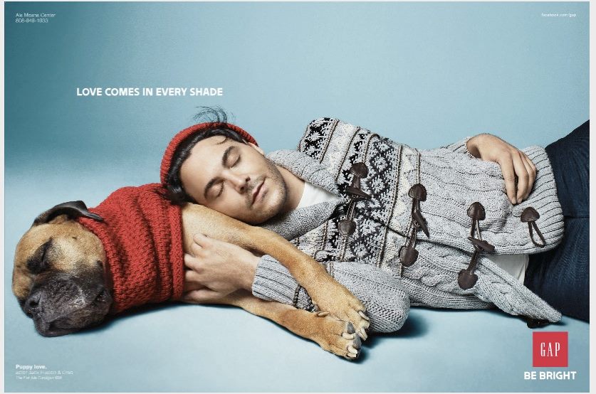 Jack Huston w reklamie GAP'a