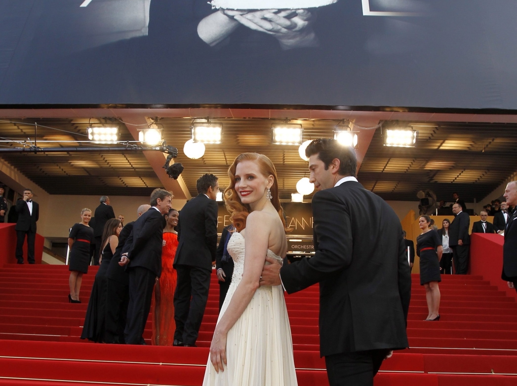 Jessica Chastain i David Schwimmer