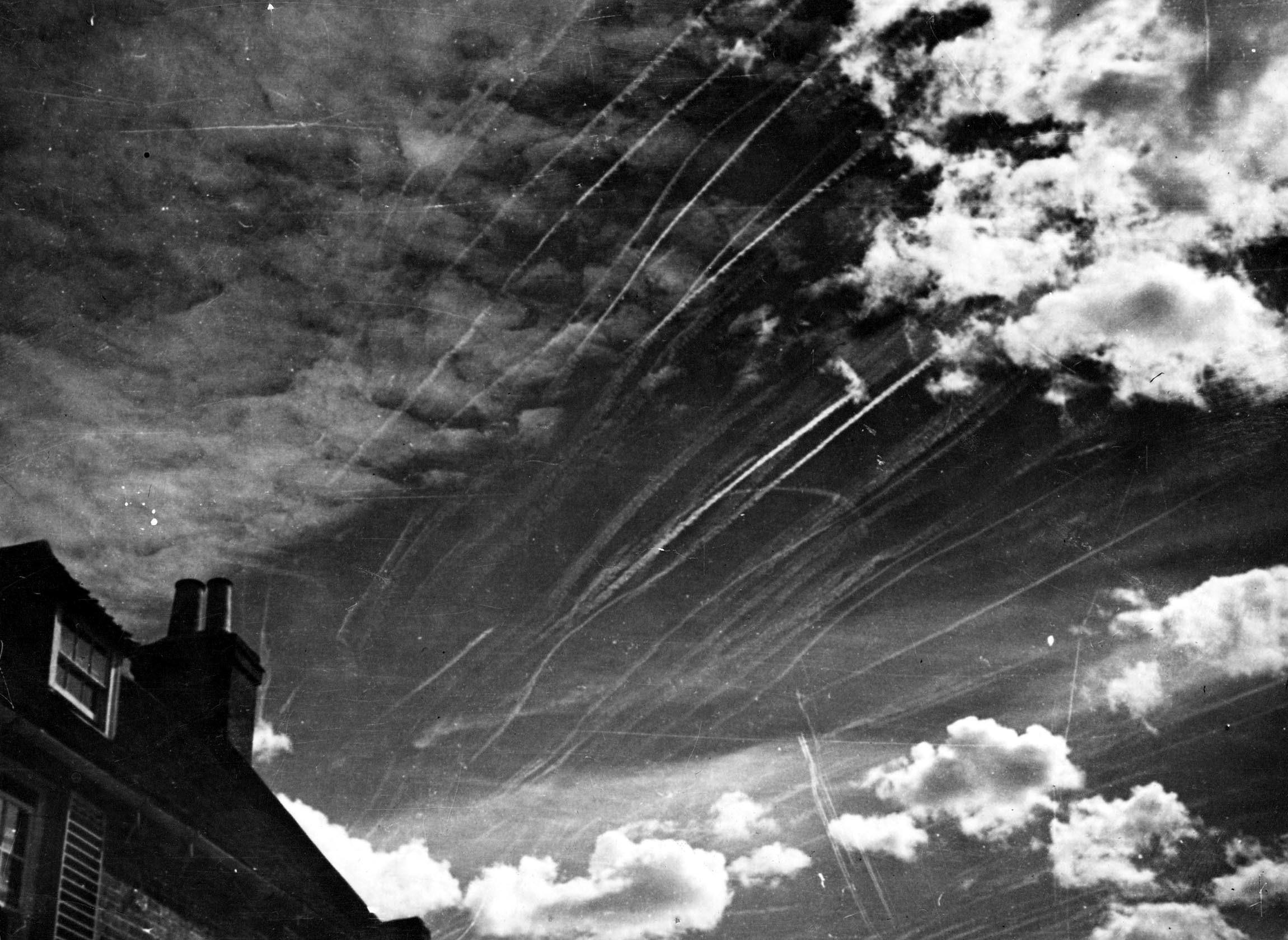 Walki powietrzne nad Londynem, bitwa o Anglię, wrzesień 1940 r.