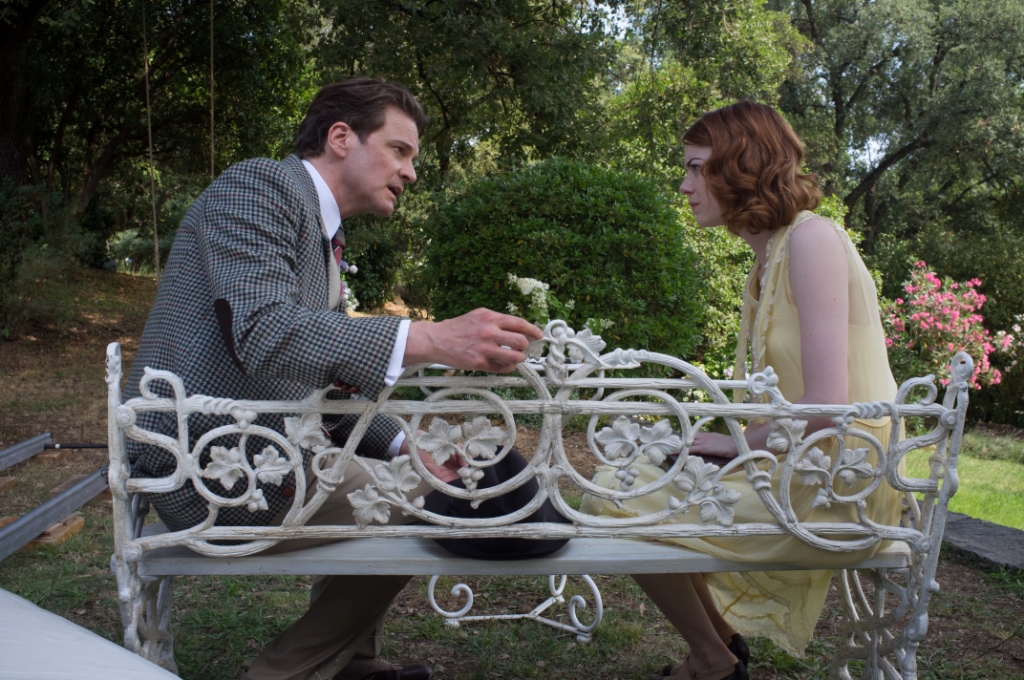 Emma Stone i Colin Firth w filmie