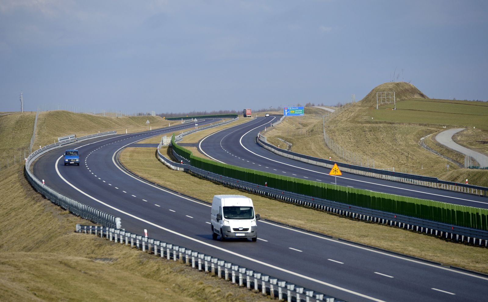 Odcinek autostrady A4 w okolicach Jarosławia na Podkarpaciu. Trasa może zostać nazwana Autostradą Pamięci Żołnierzy Wyklętych