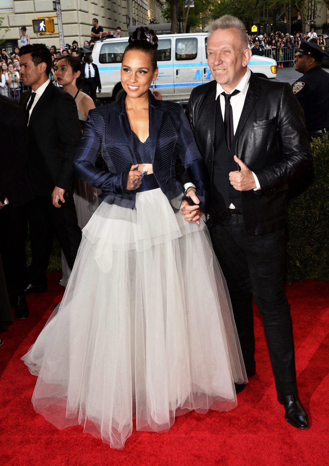 Alicia Keys i Jean Paul Gaultier na Met Ball 2015