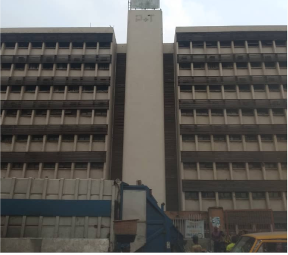 Abadoned Federal Government Ministry of Communications at Obalende, Lagos (Pulse)