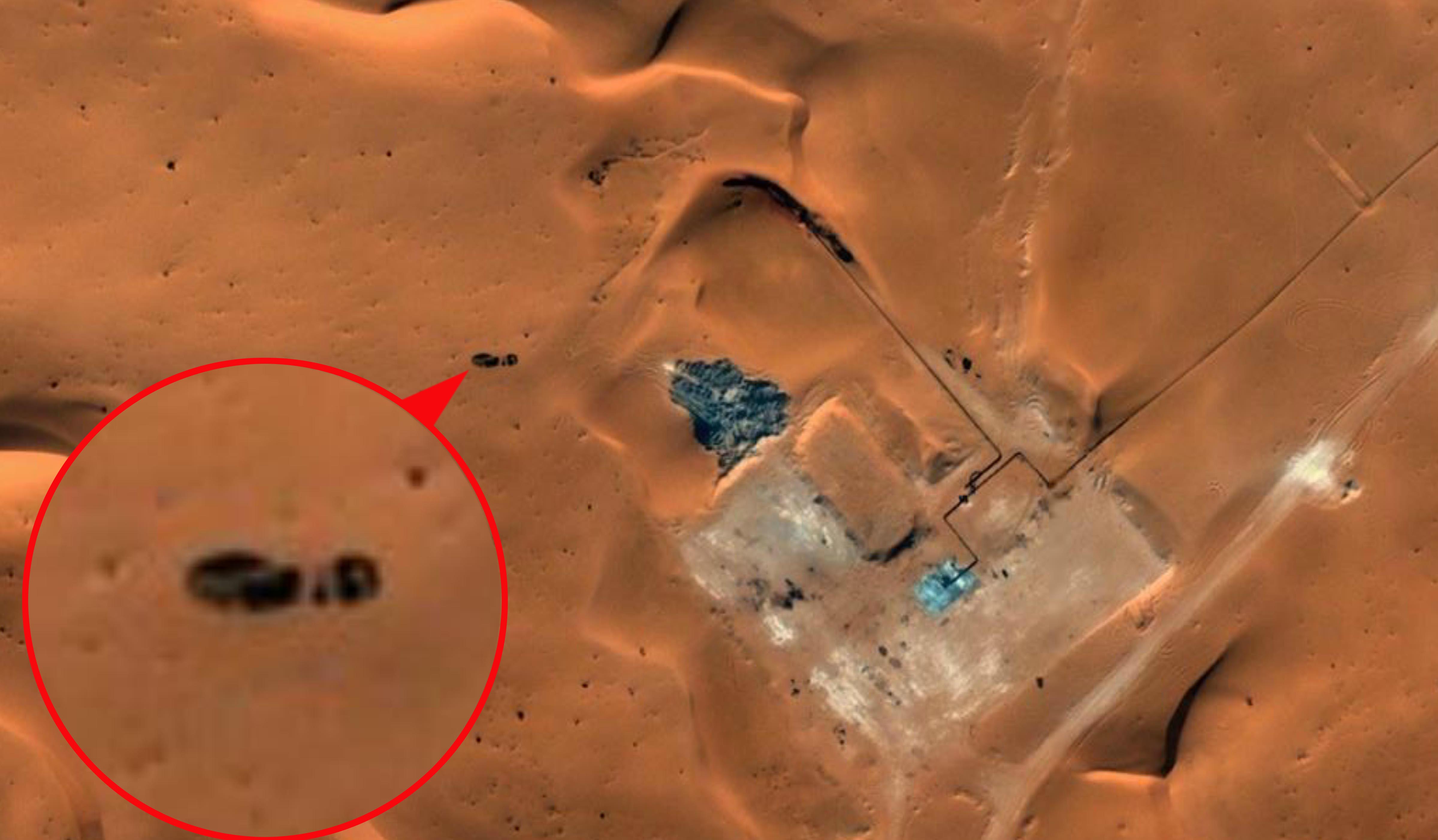 Czy to dowód na istnienie obcych? Wielki odcisk buta na pustyni Sahara