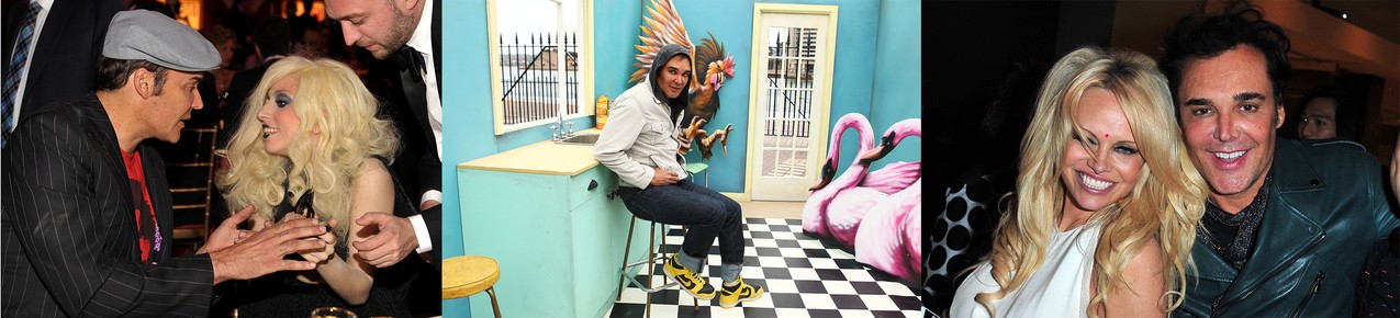 David LaChapelle z Lady Gagą i Pamelą Anderson