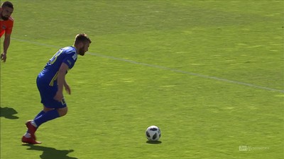 Bruk-Bet - Arka (0:1): Mocny strzał Piesia, Trela czujny na linii bramkowej