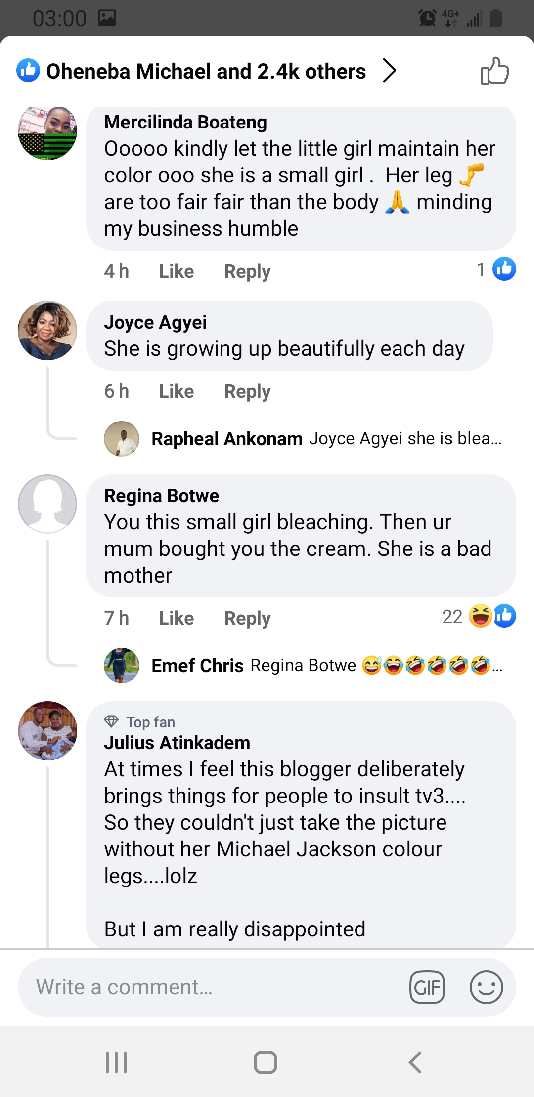 Nakeeyat's mother under attack for allegedly bleaching daughter's skin (SCREENSHOTS)