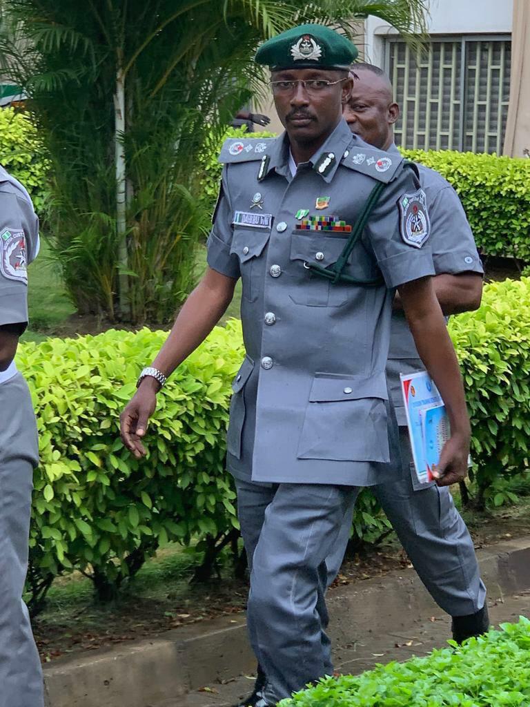 Nura Dahiru, an assistant superintendent of customs (Twitter @@CustomsNG)