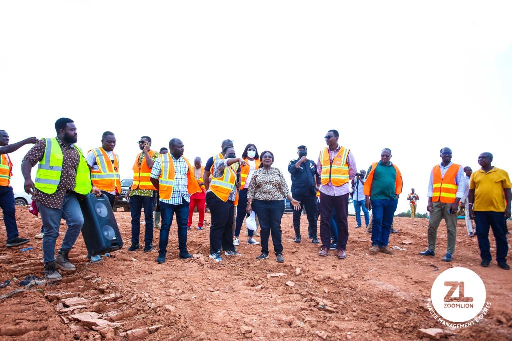 Minister of Sanitation and Water Resources applauds Zoomlion for reclamation of Oti Landfill