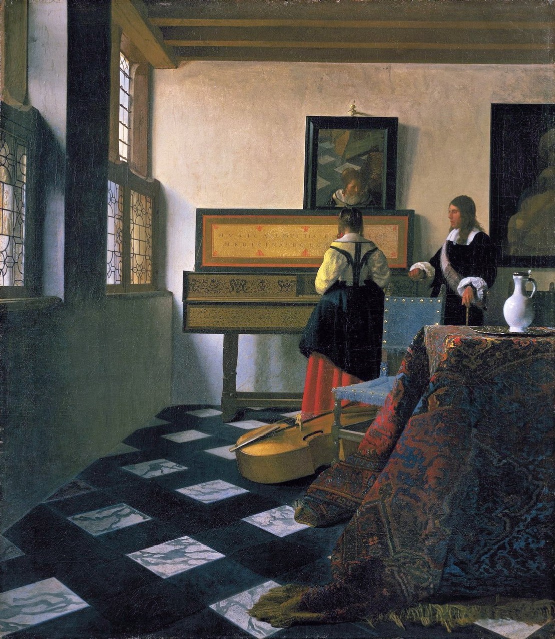 Jan Vermee - Lekcja muzyki (1659-1664)