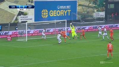 Sandecja - Bruk-Bet (0:0): Gliwa ratuje kolegów! Keckes stał kilka metrów przed bramką, ale przegrał pojedynek z bramkarzem Sandecji