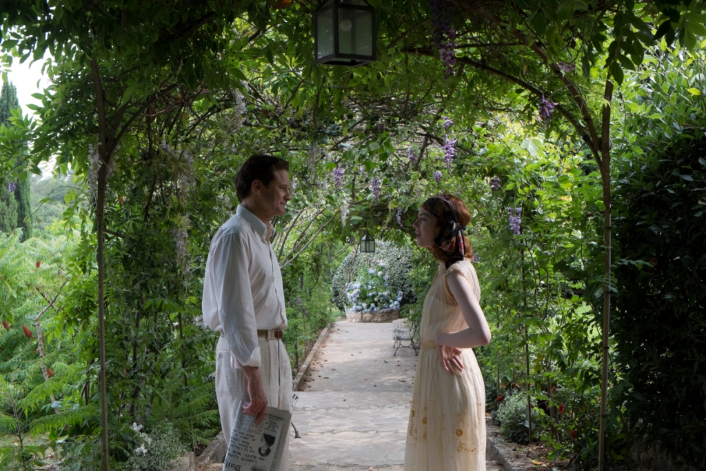 Emma Stone i Colin Firth w filmie