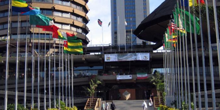 Kenyatta International Conference Center in Nairobi.