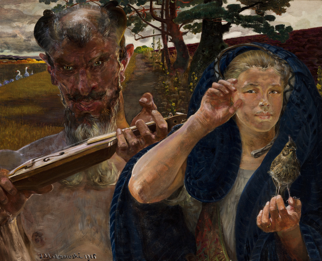 Jacek Malczewski, Piosenka jesienna, 1906 r, olej na desce, fot Pracownia Digitalizacji MNK