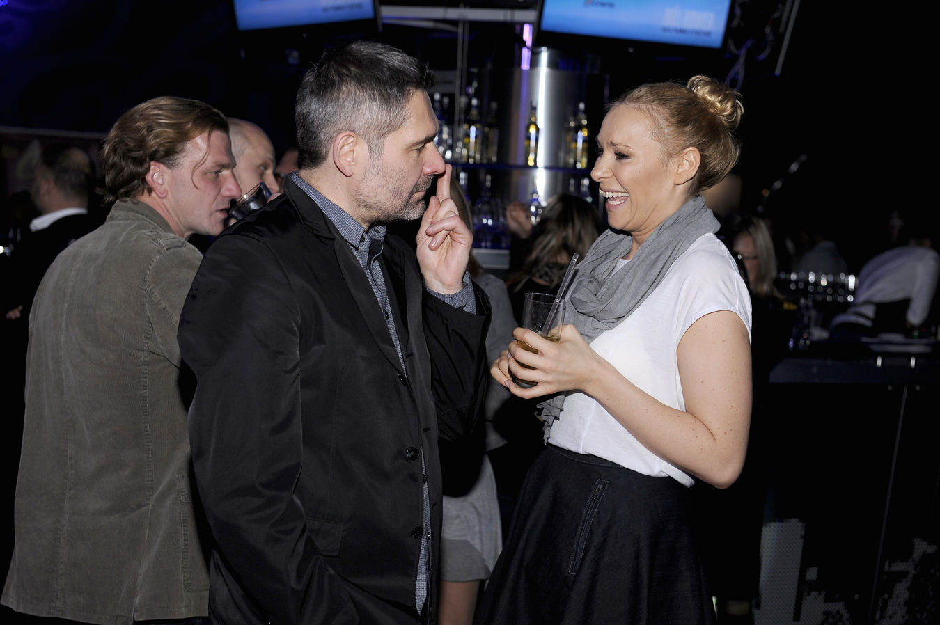 Piotr Trzaskalski i Sonia Bohosiewicz na premierze filmu