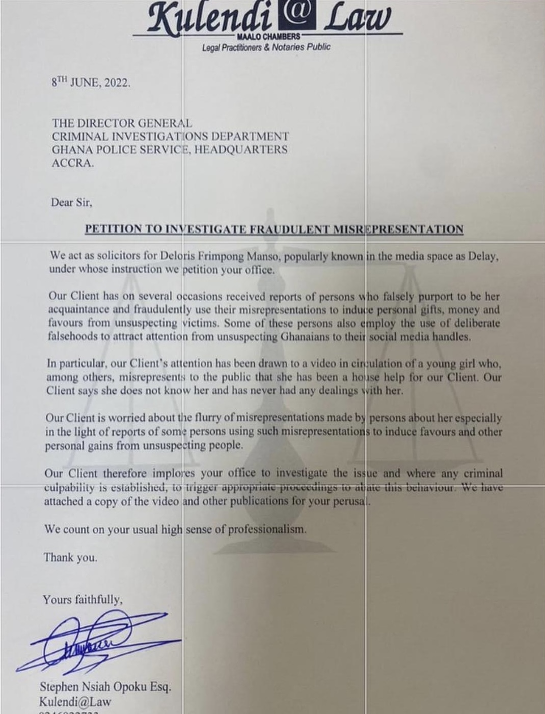 \'Fake Delay househelp\' apologizes after police report