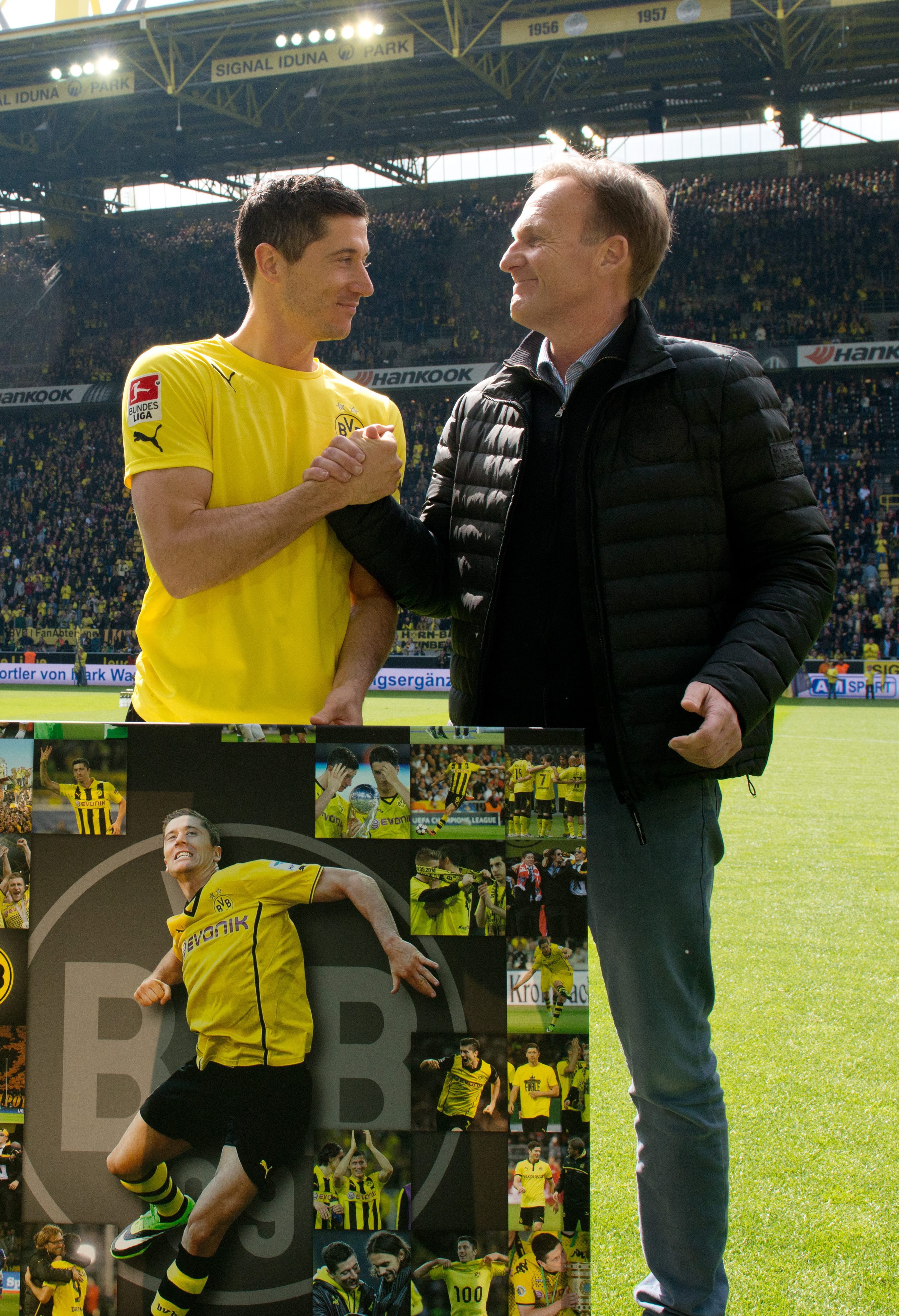 Tak Dortmund pożegnał Roberta Lewandowskiego