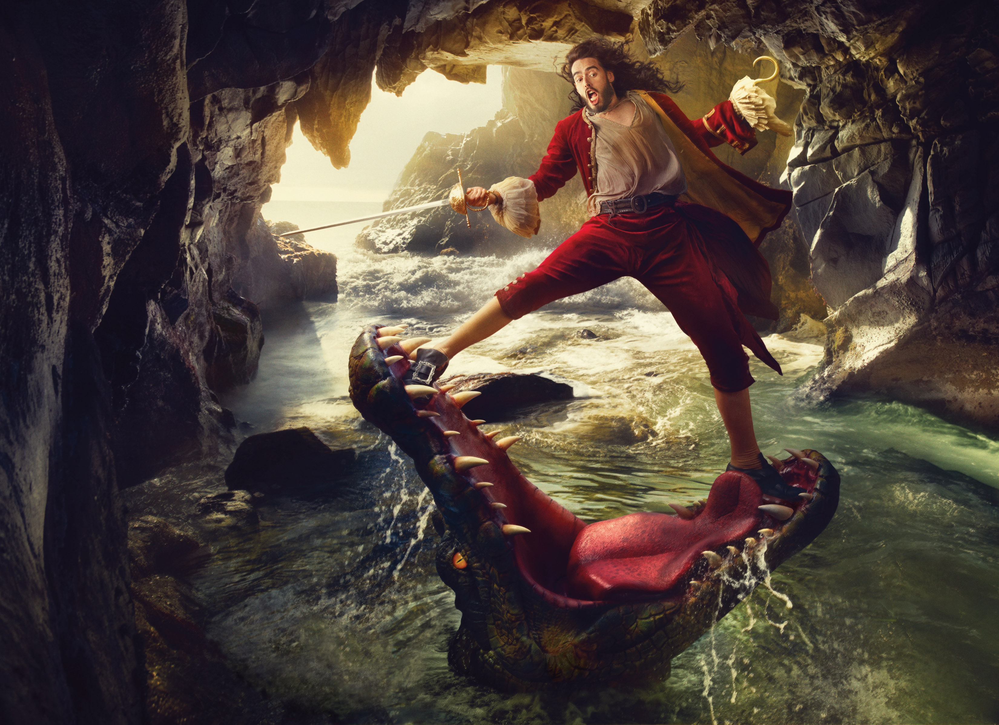 Russell Brand jako Kapitan Hook z filmu