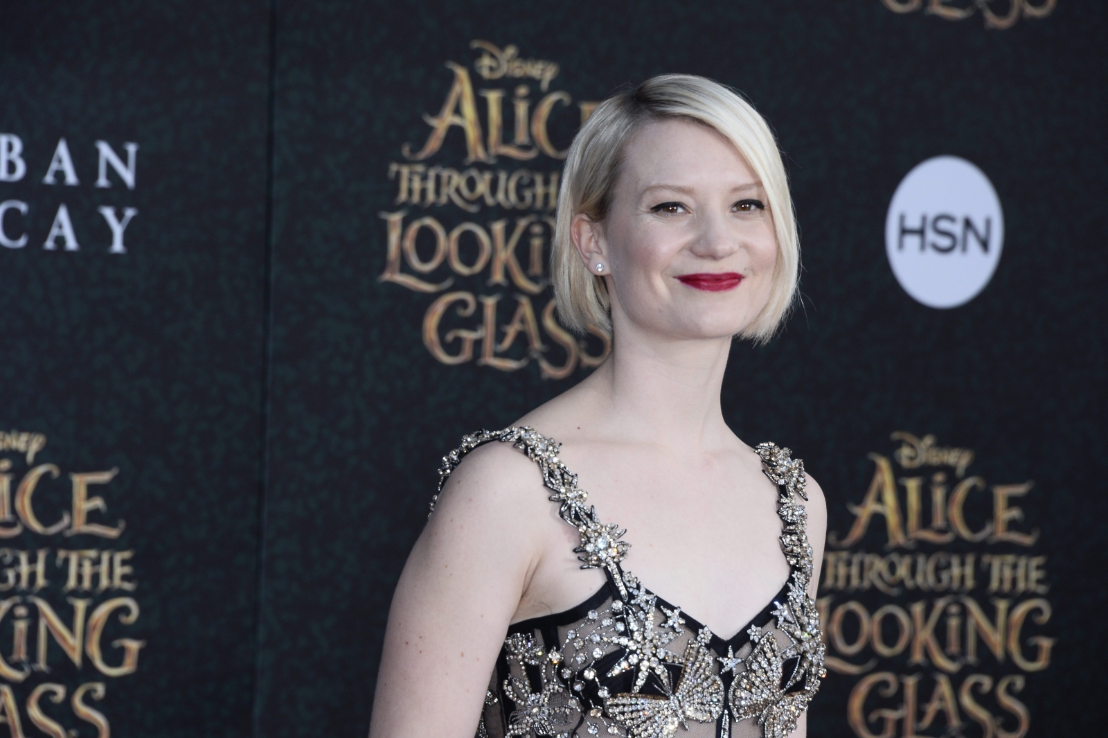 Mia Wasikowska na premierze