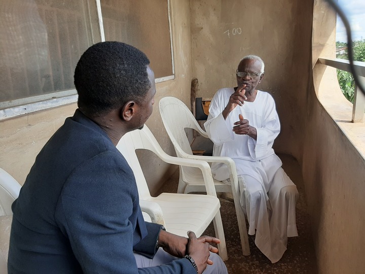 Business Insider SSA reporter in an interview session with Prophet Ojelabi Sunday Olusola, one of the originators of the World Twin Festival in Igbo Ora, Oyo state